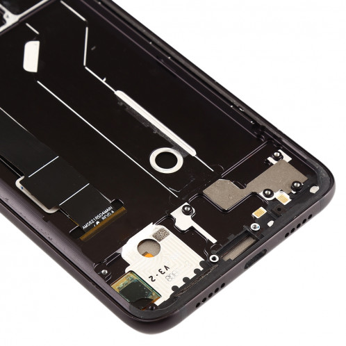 Ecran LCD et numériseur Assemblage complet avec cadre et touches latérales pour Xiaomi Mi 8 (Noir) SH226B476-06