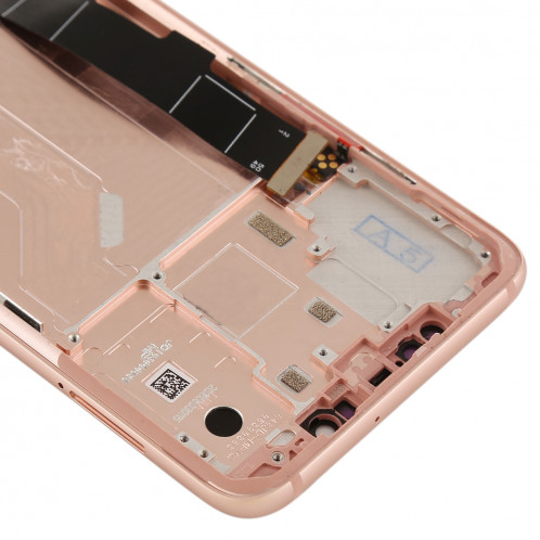 Ecran LCD et numériseur Assemblage complet avec cadre et touches latérales pour Xiaomi Mi 8 (or rose) SH26RG1636-06