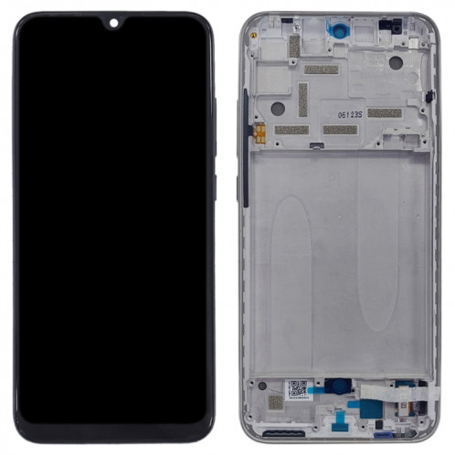 Écran LCD et numériseur complet avec cadre pour Xiaomi Mi CC9e / Mi A3 (argent) SH284S530-06