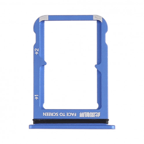 Bac à carte SIM + Bac à carte SIM pour Xiaomi Mi 9 (Bleu) SH290L96-05