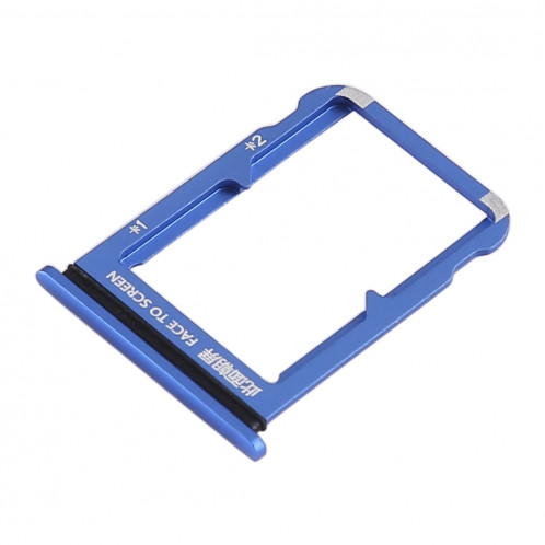 Bac à carte SIM + Bac à carte SIM pour Xiaomi Mi 9 (Bleu) SH290L96-05