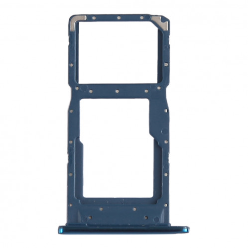 Bac à carte SIM + Bac à carte SIM / à carte Micro SD pour Huawei P Smart + (2019) (Bleu) SH291L593-05