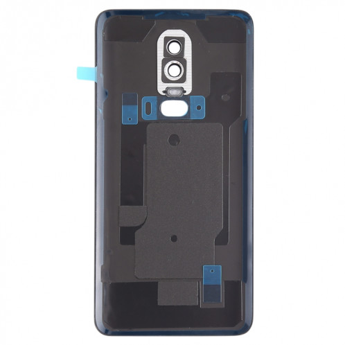 Pour le couvercle arrière de la batterie à surface lisse OnePlus 6 (noir) SH00BL240-06