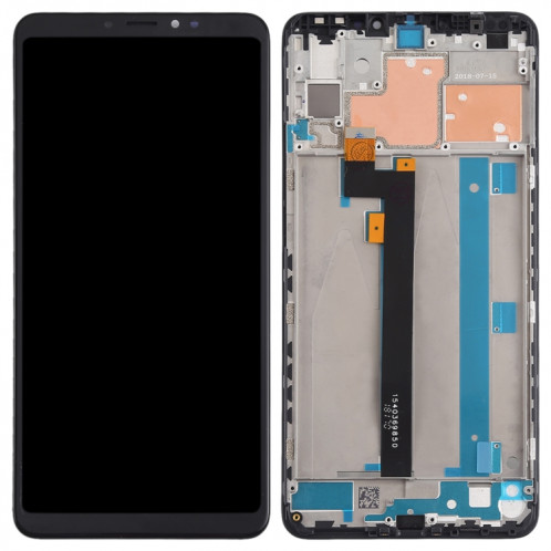 Écran LCD et numériseur complet avec cadre pour Xiaomi Mi Max 3 (noir) SH303B934-06