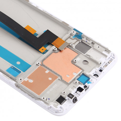 Ecran LCD et Assembleur Complet Digitaliseur avec Cadre pour Xiaomi Mi Max 3 (Blanc) SH303W1907-06