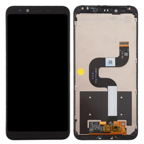 Ecran LCD et numériseur Assemblage complet avec cadre pour Xiaomi Mi 6X / A2 (Noir) SH308B1354-06