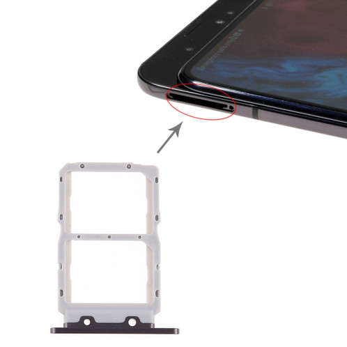Plateau pour carte SIM + Plateau pour carte SIM pour Huawei Honor Magic 2 (Noir) SH401B1563-05