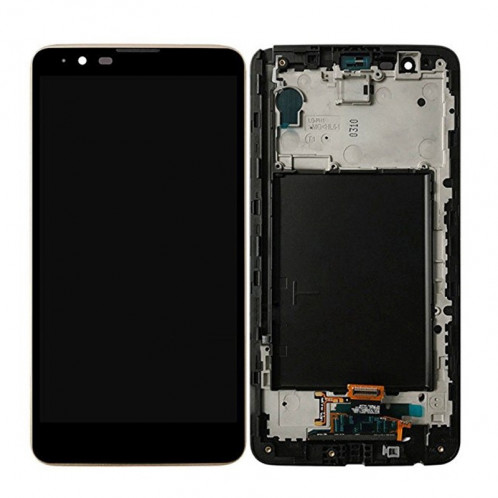 iPartsAcheter pour LG Stylus 2 / K520 écran LCD + écran tactile Digitizer Assemblée avec cadre (Noir) SI28BL421-05