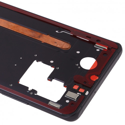 Plaque de lunette de cadre LCD de boîtier avant avec touches latérales pour Huawei P30 Pro (Noir) SH439B1194-06