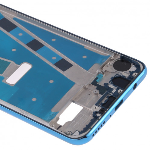Plaque de lunette de cadre LCD de boîtier avant avec touches latérales pour Huawei P30 Lite (bleu) SH442L1084-06