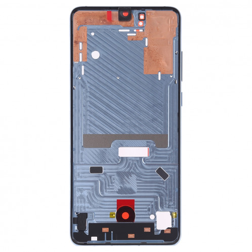 Plaque de cadre avant pour boîtier LCD avec touches latérales pour Huawei P30 (bleu clair) SH43TT1060-06