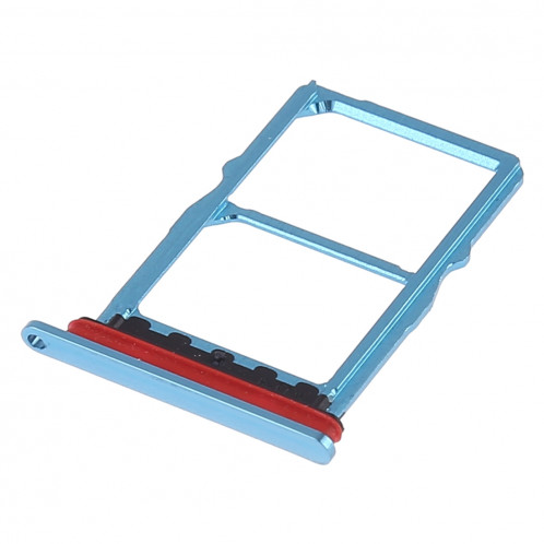Bac à cartes SIM + bac à cartes NM pour Huawei P30 (bleu) SH448L1992-05