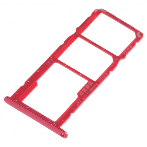Plateau pour carte SIM + Plateau pour carte SIM + Carte Micro SD pour Huawei Honor Play 8A (Rouge) SH449R410-05
