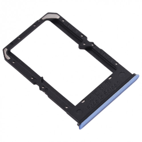 Plateau pour carte SIM + plateau pour carte SIM pour OPPO Reno3 (bleu) SH489L456-05