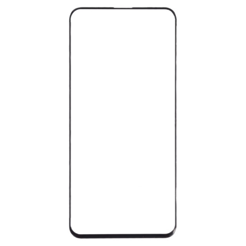 Pour OPPO Find X Lentille en verre extérieure de l'écran avant (noir) SH504B1950-06