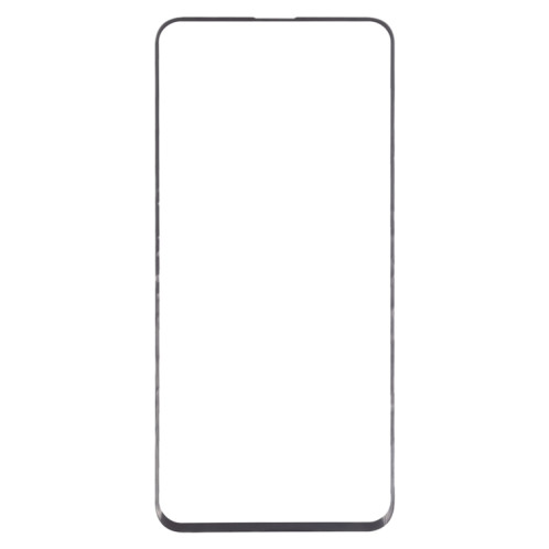 Pour OPPO Find X Lentille en verre extérieure de l'écran avant (noir) SH504B1950-06