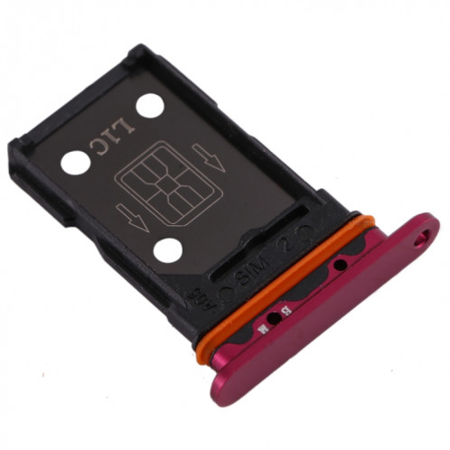 Plateau de la carte SIM pour OPPO Reno3 Pro (rose rouge) SH15RR1731-05