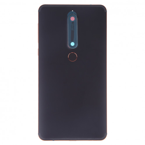 Couvercle de batterie avec lentille d'appareil photo et touches latérales pour Nokia 6.1 / 6 (2018) / 6 (2e génération) (Noir) SH29BL71-06