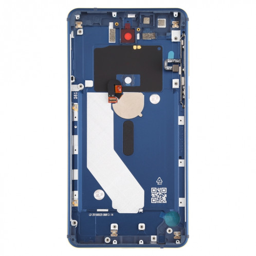 Cache arrière de la batterie avec lentille de l'appareil photo et touches latérales et capteur d'empreintes digitales pour Nokia 6.1 / 6 (2018) / 6 (2e génération) (bleu) SH29LL286-06