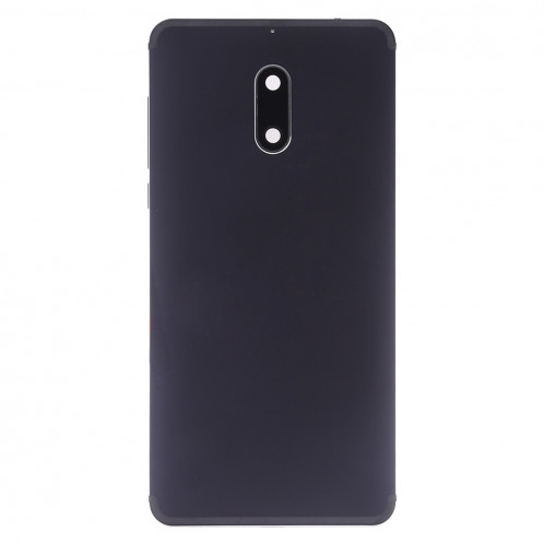 Cache arrière de la batterie avec objectif et touches latérales pour Nokia 6 (noir) SH30BL443-06