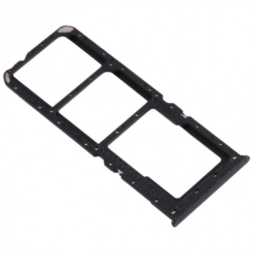 Plateau de la carte SIM + plateau de la carte SIM + plateau de la carte Micro SD pour OPPO A11x (noir) SH538B1390-05