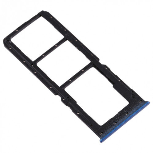 Plateau de la carte SIM + plateau de la carte SIM + plateau de la carte Micro SD pour OPPO A11 (bleu) SH539L1706-05