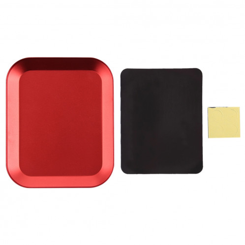 Outil de réparation de téléphone de plateau de vis d'alliage d'aluminium (rouge) SH541R1721-05