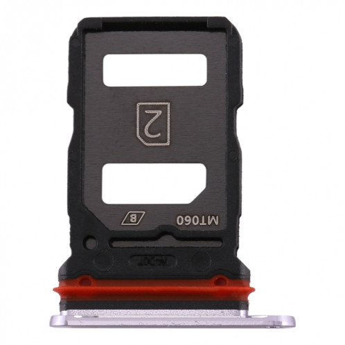 Pour vivo X30 plateau de carte SIM + plateau de carte SIM (argent) SH549S238-05