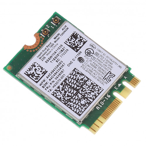 Carte réseau sans fil double bande AC1200 NGFF M.2 7260NGW 7260AC Carte réseau pour Lenovo T440 X40 B40 B40 Y40 Y70 7260AC SH85541410-04