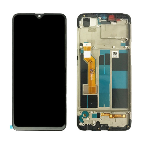 Écran LCD TFT pour OPPO A7X / F9 / F9 Pro / Realme 2 Pro Assemblage complet du numériseur avec cadre (Noir) SH566B855-04