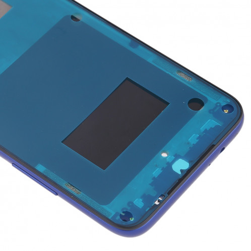 Plaque de lunette de cadre central avec touches latérales pour Xiaomi Redmi 7 (bleu) SH590L410-06