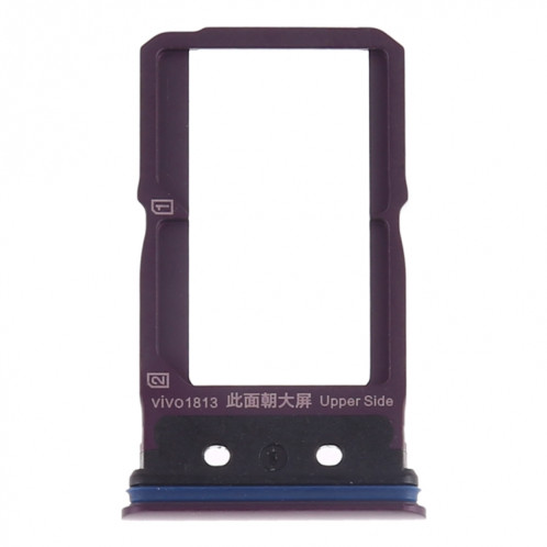 Pour Vivo NEX Dual Display SIM Card Tray + SIM Card Tray (Violet) SH596P7-05