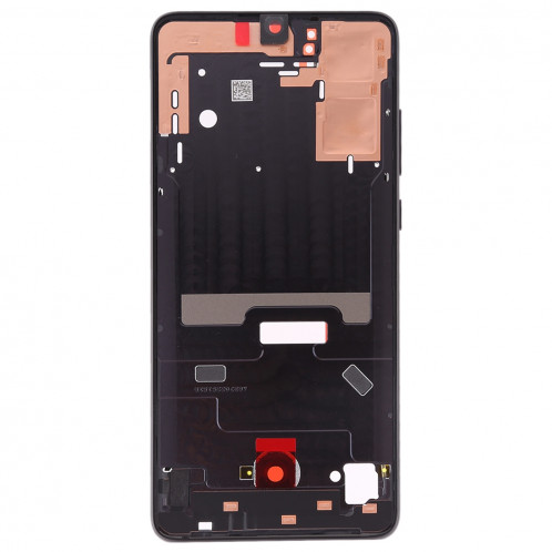 Plaque de lunette de cadre LCD de boîtier avant avec touches latérales pour Huawei P30 (Noir) SH612B1491-06