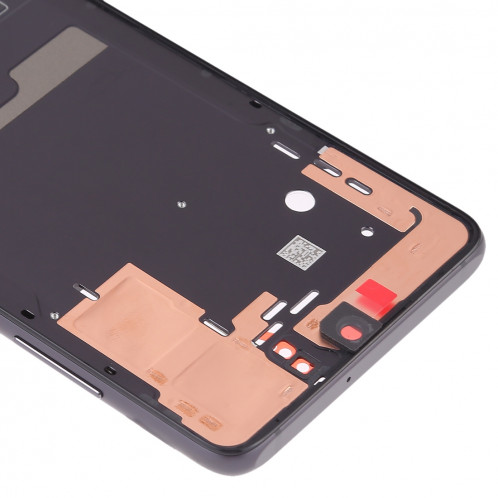 Plaque de lunette de cadre LCD de boîtier avant avec touches latérales pour Huawei P30 (Noir) SH612B1491-06