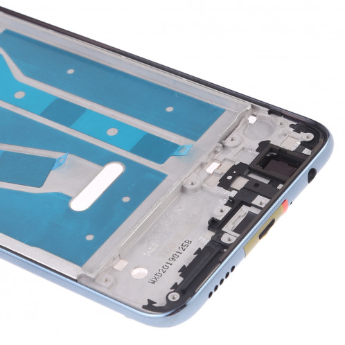 Plaque de lunette de cadre LCD de boîtier avant avec touches latérales pour Huawei Y9 (2019) (Noir) SH615B1191-06