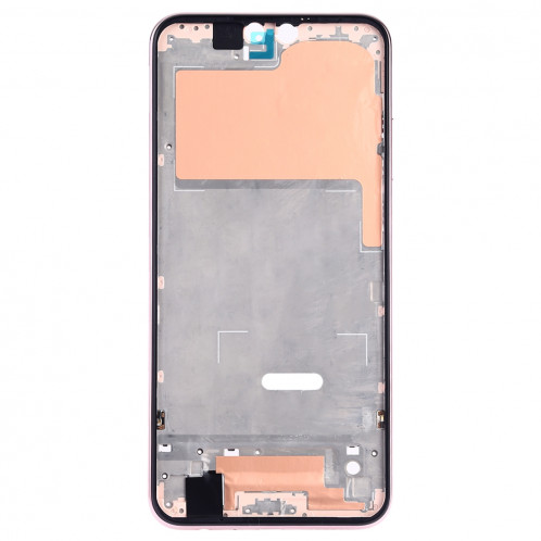 Plaque de cadre avant pour boîtier LCD avec touches latérales pour Huawei Y9 (2019) (rose) SH615F1033-06