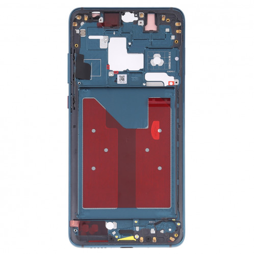 Plaque de cadre avant pour boîtier LCD avec touches latérales pour Huawei Mate 20 (bleu) SH624L957-06