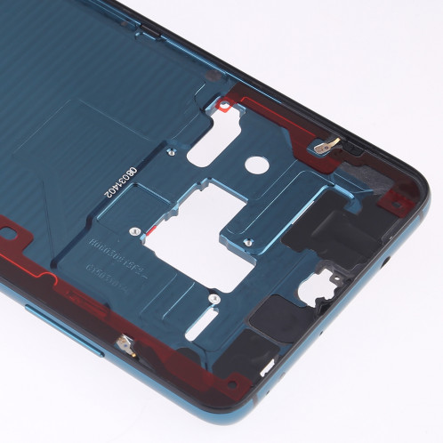 Plaque de cadre avant pour boîtier LCD avec touches latérales pour Huawei Mate 20 (bleu) SH624L957-06