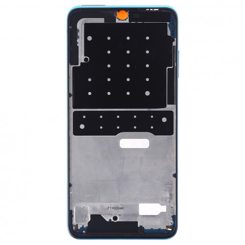 Plaque de lunette de cadre LCD de boîtier avant avec touches latérales pour Huawei P30 Lite (bleu) SH628L1596-06