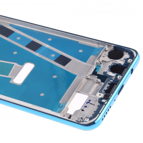 Plaque de lunette de cadre LCD de boîtier avant avec touches latérales pour Huawei P30 Lite (bleu) SH628L1596-06