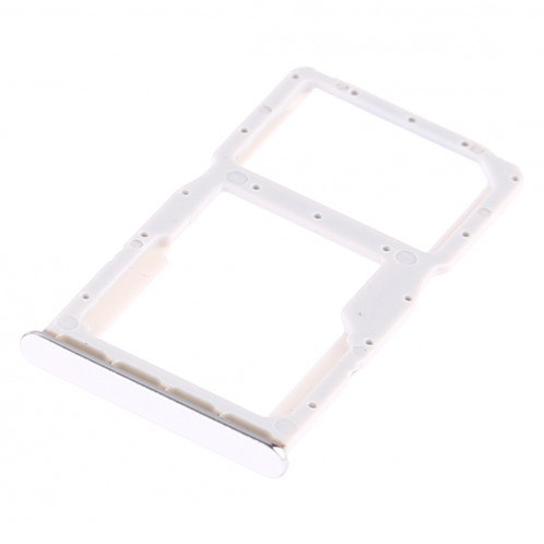 Plateau pour carte SIM + Plateau pour carte SIM / Plateau pour carte Micro SD pour Huawei P30 Lite (Blanc) SH629W1451-00