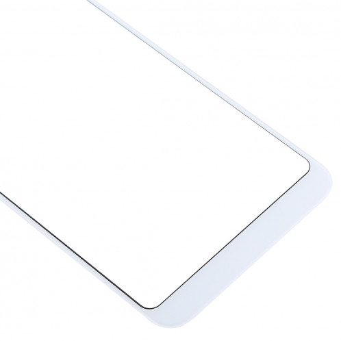 Écran avant lentille en verre pour Xiaomi Redmi 5 Plus (blanc) SH636W817-06