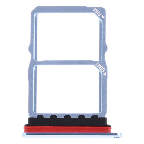 Bac à cartes SIM + Bac à cartes SIM pour Huawei P30 (bleu) SH643L919-05