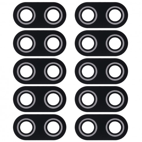 10 lentilles de protection arrière pour PCS pour Asus ZenFone Max Plus (M1) X018DC Pegasus 4s ZB570TL 5,7 pouces (Noir) SH8679460-04