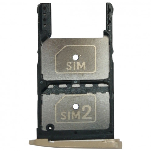 2 Plateau pour carte SIM + Plateau pour carte Micro SD pour Motorola Moto Z Play (Or) SH710J280-06