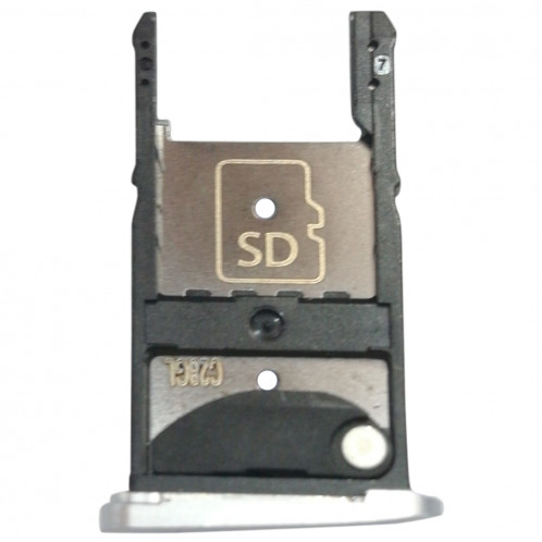 2 Plateau pour carte SIM + Plateau pour carte Micro SD pour Motorola Moto Z Play (Argent) SH710S1331-06