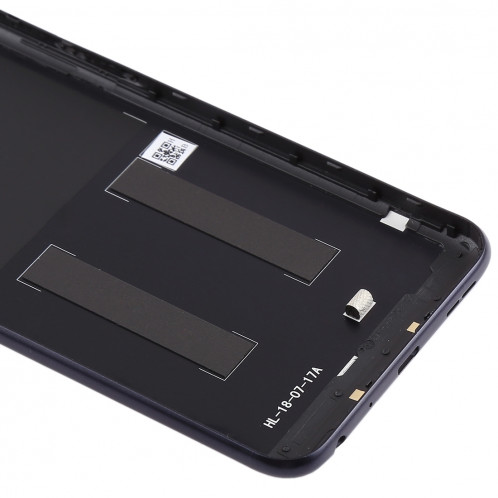 Couverture arrière avec objectif d'appareil photo et touches latérales pour Asus Zenfone Max Pro (M1) / ZB601KL (noir) SH25BL596-06