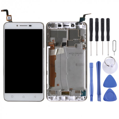 Écran LCD OEM pour Lenovo Vibe K5 A6020A40 Assemblage complet du numériseur avec cadre (Blanc) SH746W230-04