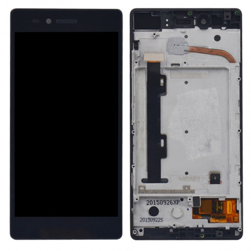 Ecran LCD et numériseur Assemblage complet avec cadre pour Lenovo Vibe Shot / Z90 (noir) SH749B1097-06