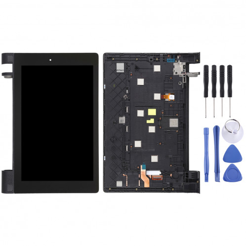 Écran LCD et numériseur Assemblage complet avec cadre pour Lenovo Yoga Tab 3 8.0 YT3-850M (noir) SH62BL419-06